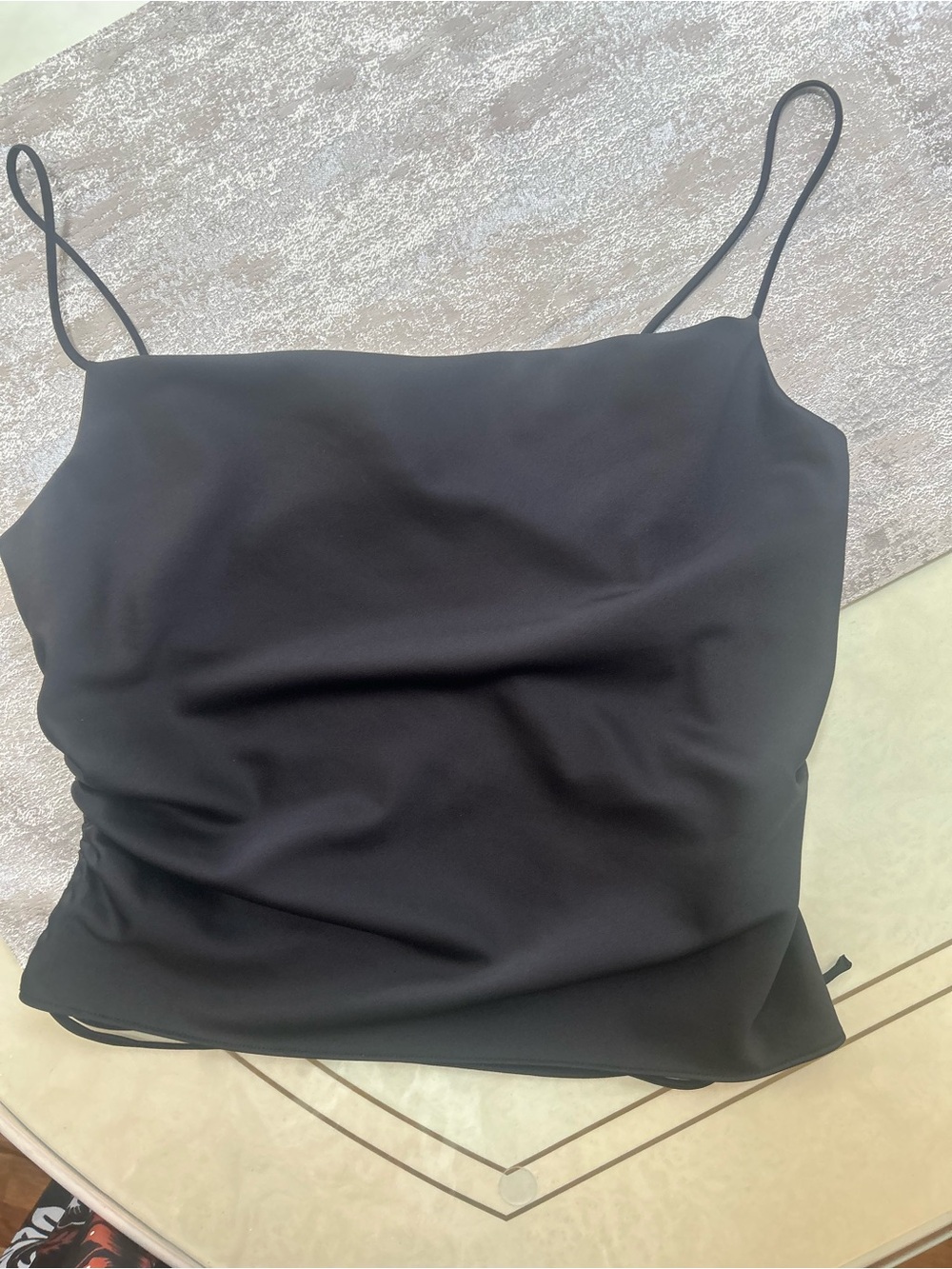 Dynamite Spaghetti-Strap Ruched Top - Picture 6 of 16